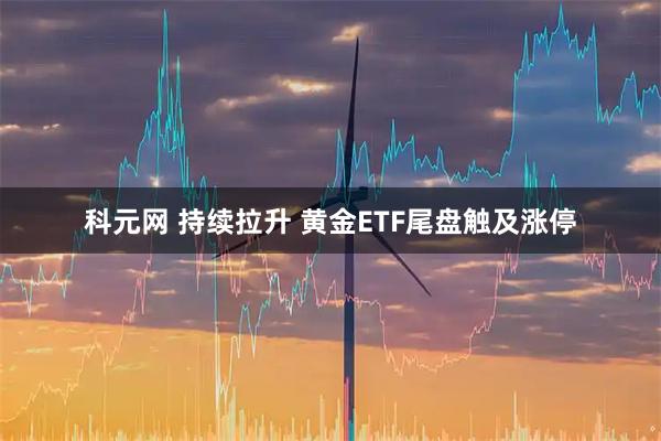 科元网 持续拉升 黄金ETF尾盘触及涨停